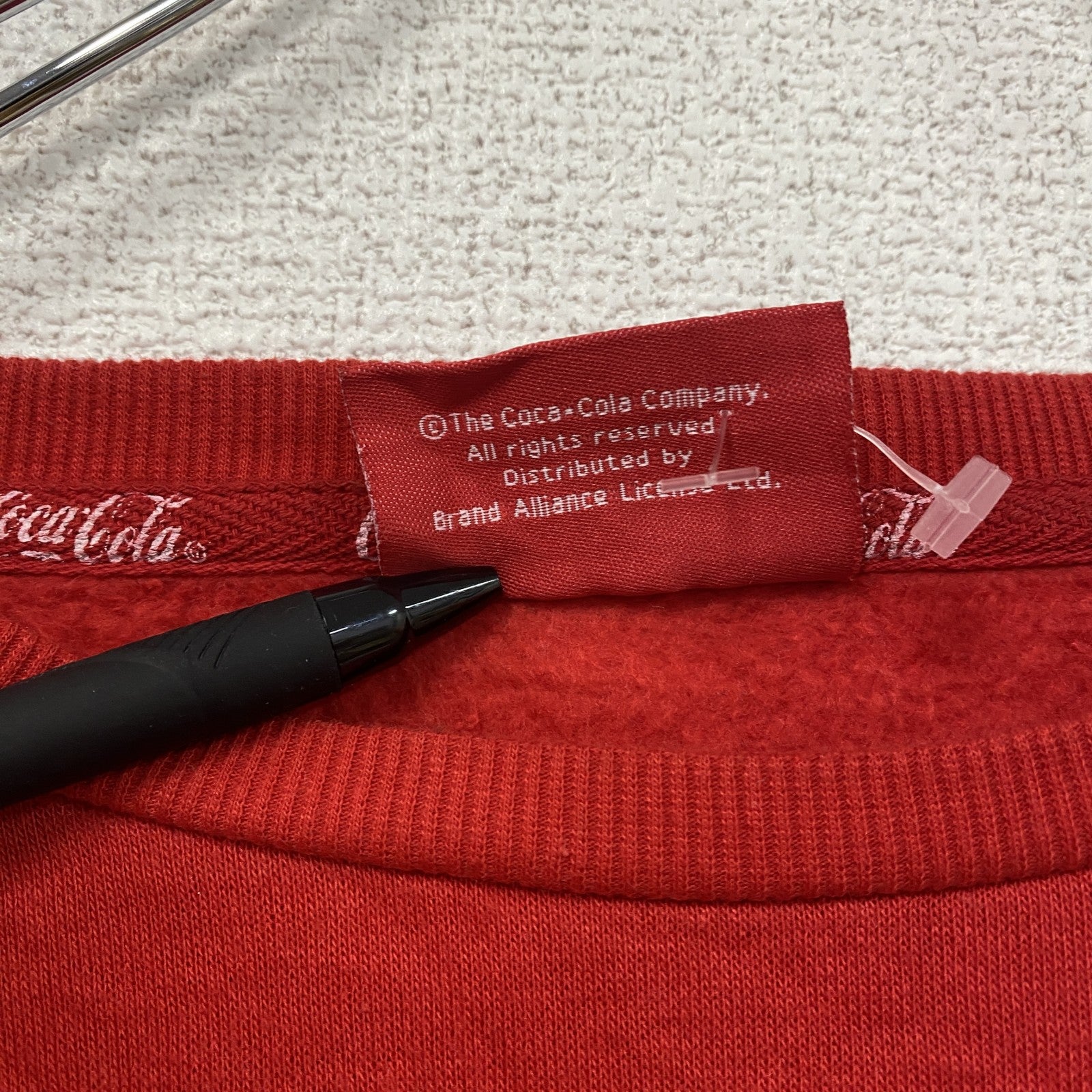 CocaCola　コカ・コーラ　スウェット/トレーナー　赤　レッド　8/10サイズ　古着