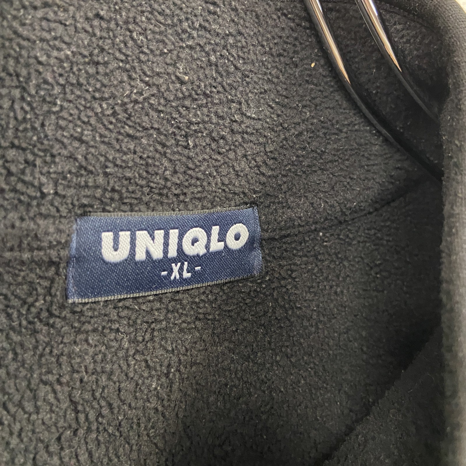 OLD UNIQLO　オールドユニクロ　フリースプルオーバージャケット　黒　ブラック　XLサイズ