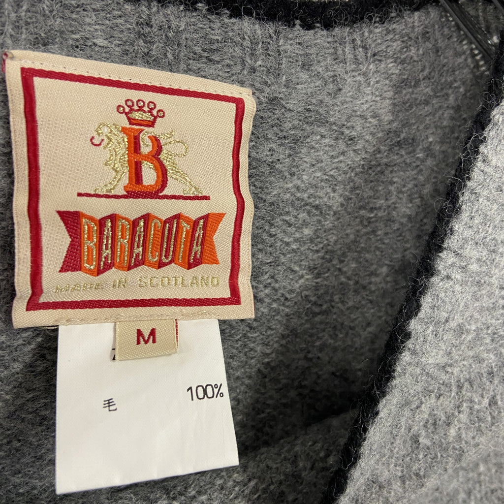 BARACUTA　ウールニットセーター　灰色　グレー　Mサイズ