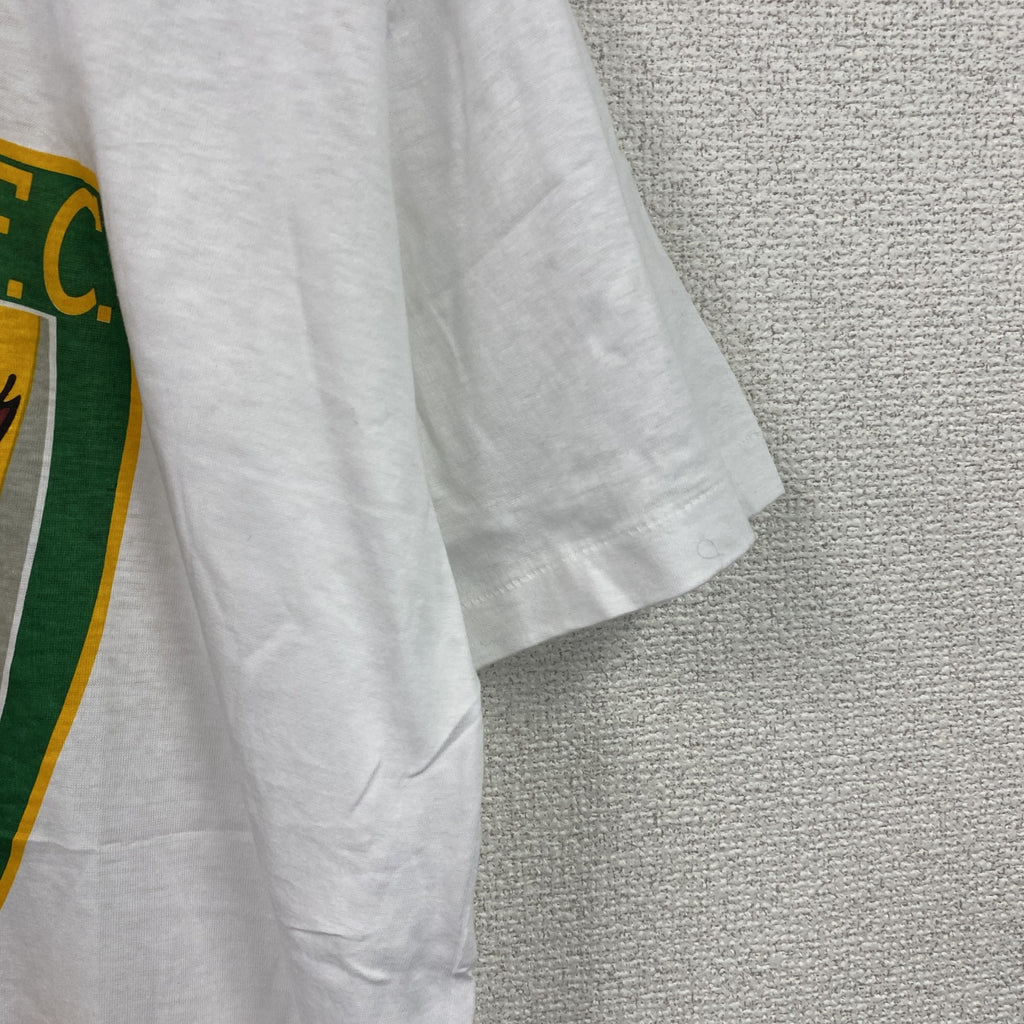 読売ヴェルディ　半袖プリントTシャツ　サッカー　シングルステッチ　白　ホワイト　Ｍサイズ　古着