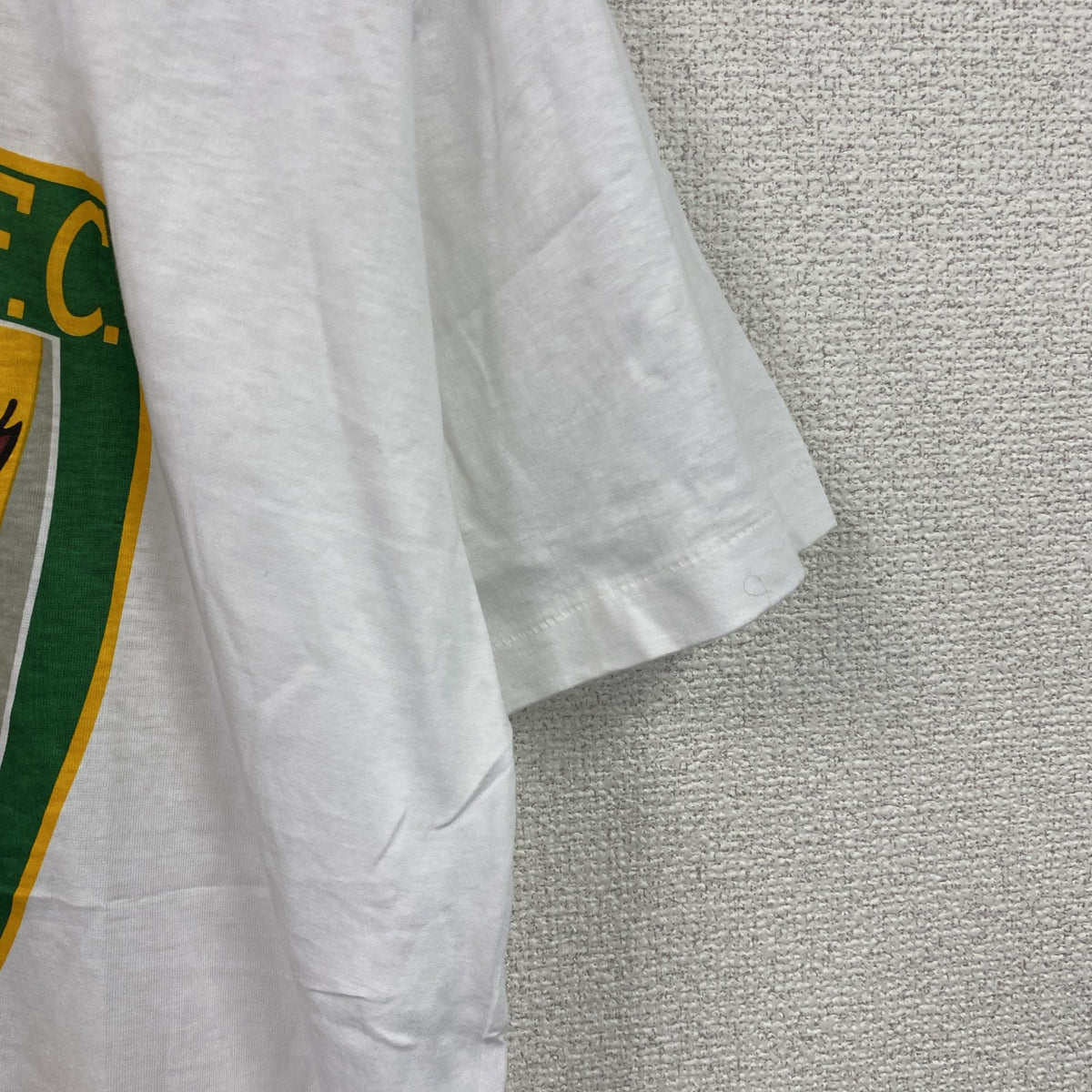 読売ヴェルディ　半袖プリントTシャツ　サッカー　シングルステッチ　白　ホワイト　Ｍサイズ　古着