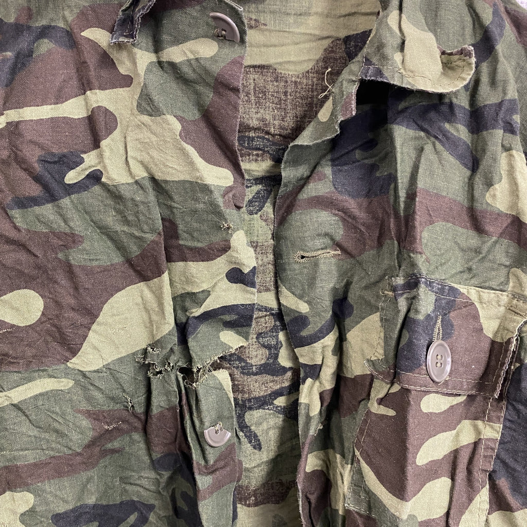 80s～　SEAWAY　ハンティングシャツジャケット　ヴィンテージ　カモフラージュ　迷彩柄　XLサイズ　古着