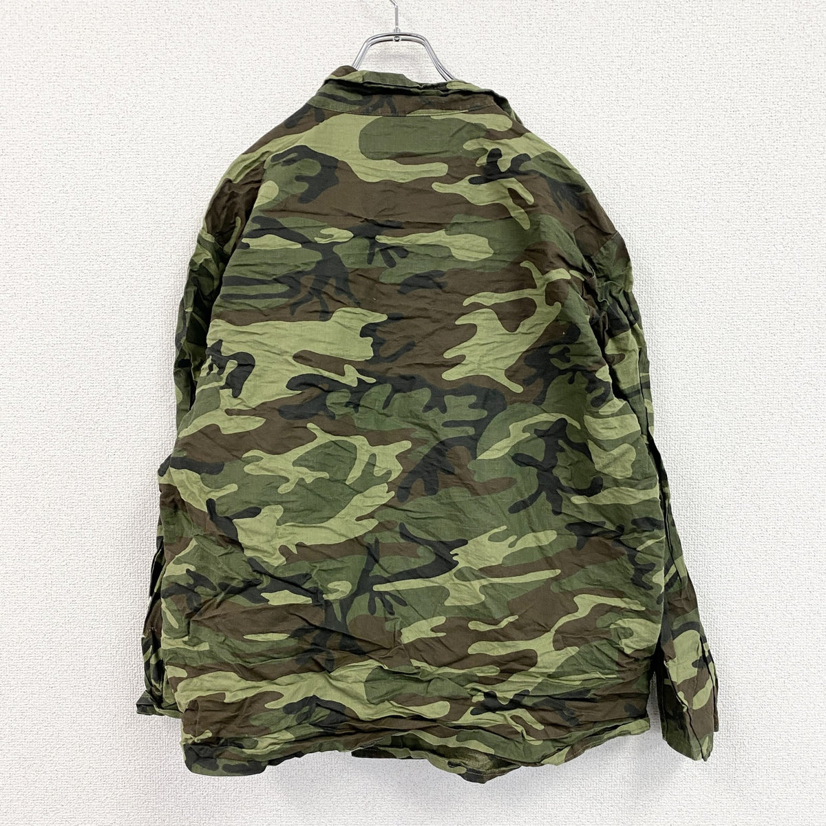 80s～　SEAWAY　ハンティングシャツジャケット　ヴィンテージ　カモフラージュ　迷彩柄　XLサイズ　古着