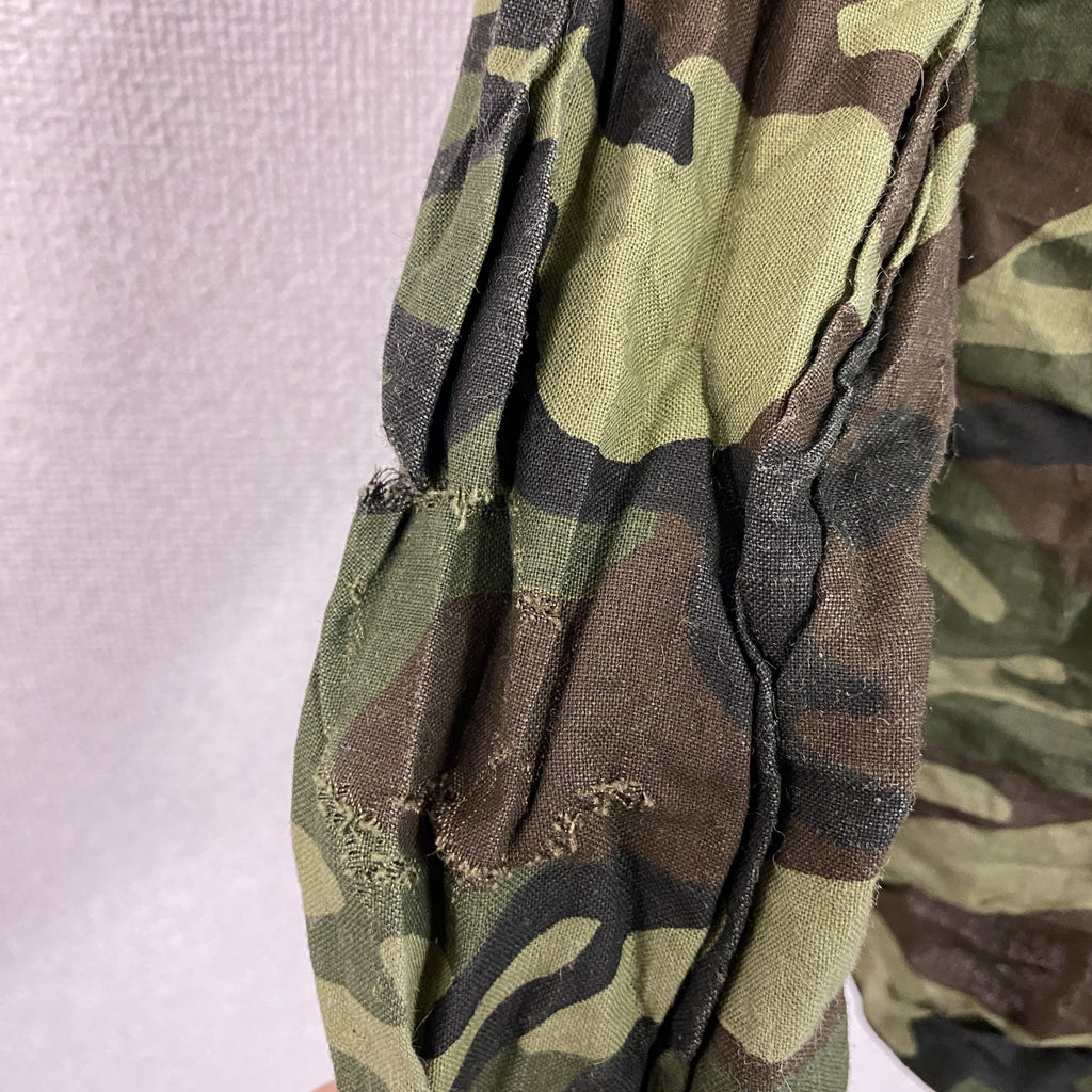 80s～　SEAWAY　ハンティングシャツジャケット　ヴィンテージ　カモフラージュ　迷彩柄　XLサイズ　古着