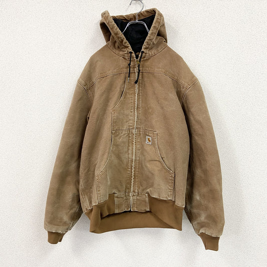 Carhartt　カーハート　アクティブジャケット　ダックジャケット　キルティングライナー　茶色　ブラウン　Mサイズ