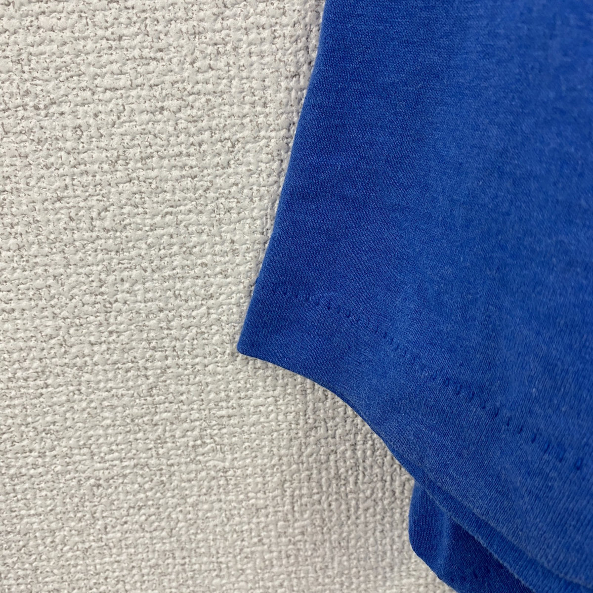 FRUIT OF THE LOOM　半袖プリントTシャツ　シングルステッチ　ヴィンテージ　青　ブルー　XLサイズ　古着