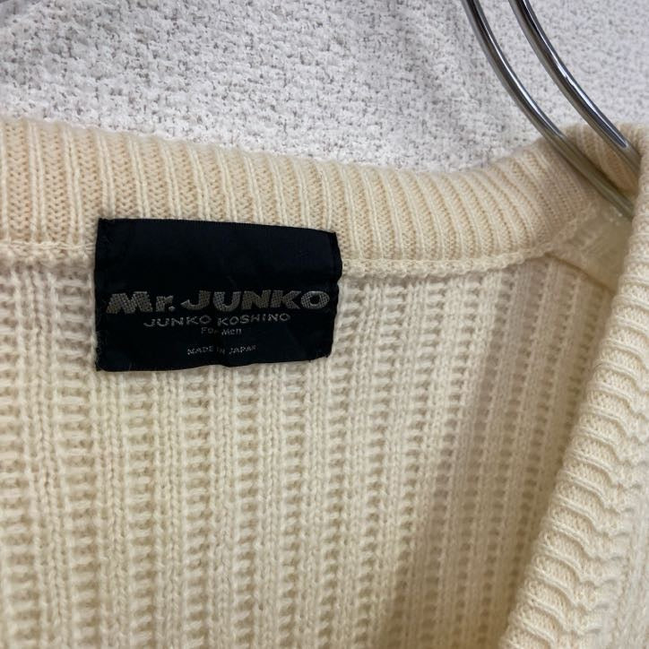 Mr.JUNKO　ミスタージュンコ　ニットセーター　クリーム色