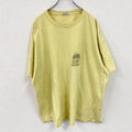 Platinum T's　プラチナム　半袖プリントTシャツ　ヴィンテージ　シングルステッチ　黄色　イエロー　XXXLサイズ　古着