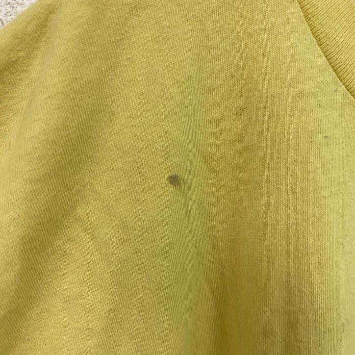 Platinum T's　プラチナム　半袖プリントTシャツ　ヴィンテージ　シングルステッチ　黄色　イエロー　XXXLサイズ　古着