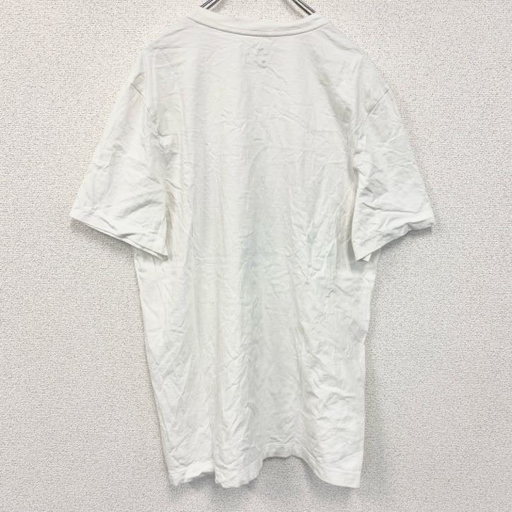 古着 used　NIKE　ナイキ　半袖プリントTシャツ　オハイオステート・バックアイズ　スウッシュロゴ　ホワイト　白　Lサイズ