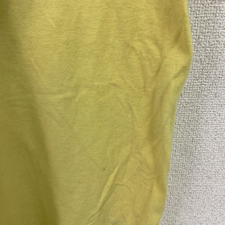 Platinum T's　プラチナム　半袖プリントTシャツ　ヴィンテージ　シングルステッチ　黄色　イエロー　XXXLサイズ　古着