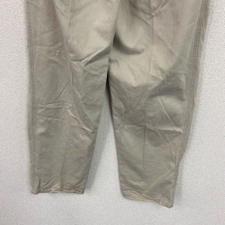 90s　Carvin Klein　カルバンクライン　チノパンツ　ジップフライ　ベージュ　33サイズ　古着