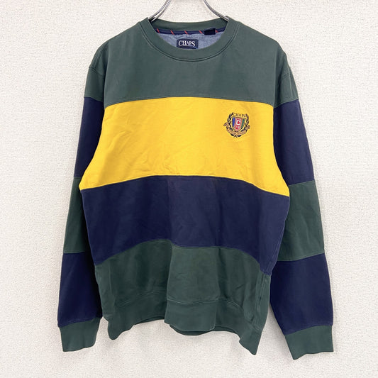 CHAPS Ralph Lauren　チャップス　ラルフローレン　ボーダースウェット/トレーナー　マルチカラー　Lサイズ