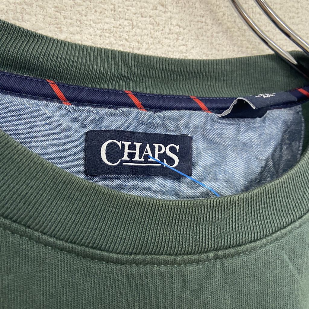 CHAPS Ralph Lauren　チャップス　ラルフローレン　ボーダースウェット/トレーナー　マルチカラー　Lサイズ　古着