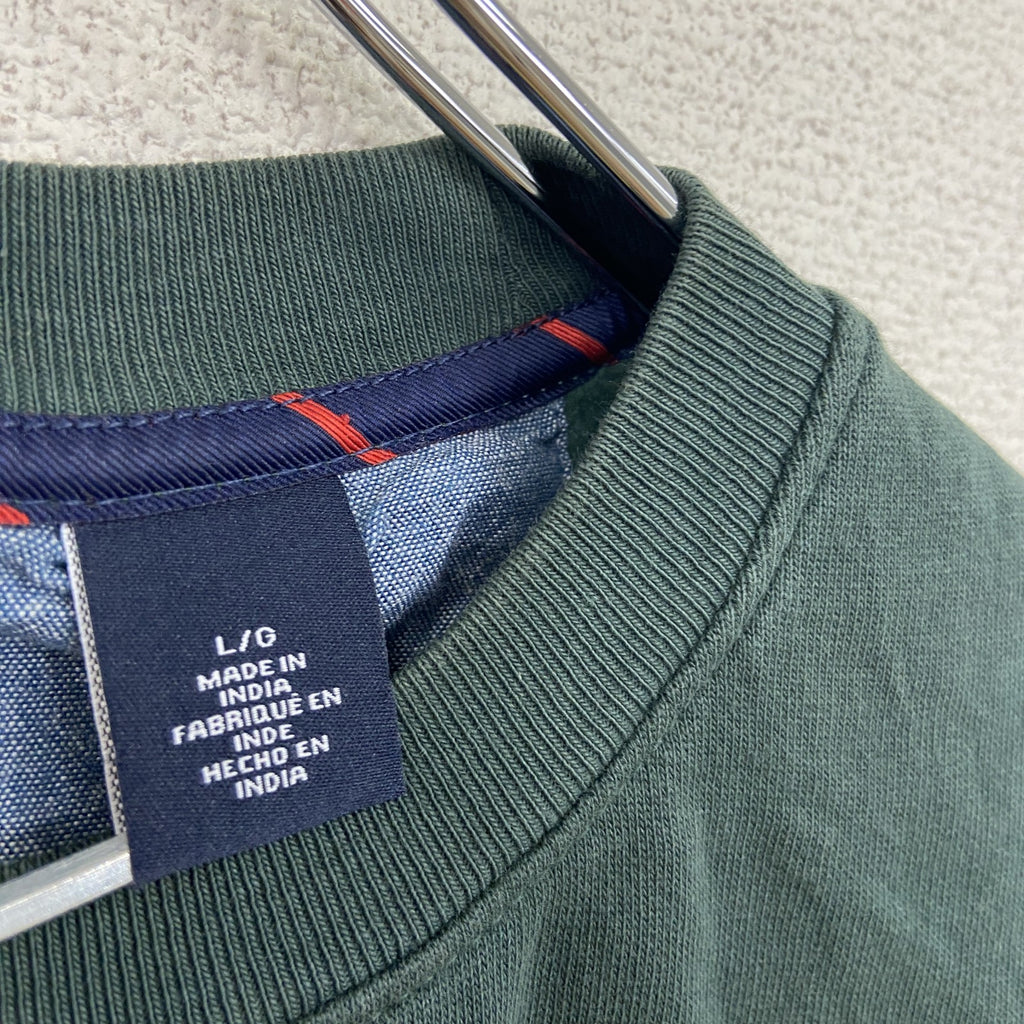 CHAPS Ralph Lauren　チャップス　ラルフローレン　ボーダースウェット/トレーナー　マルチカラー　Lサイズ　古着
