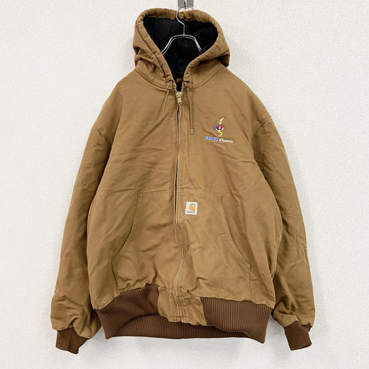 Carhartt　カーハート　アクティブジャケット　ダックジャケット　キルティングライナー　中綿入り　茶色　ブラウン　Lサイズ
