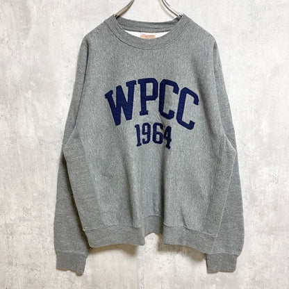 古着 used　MV SPORT PRO-WEAVE　WPCC 1964　長袖スウェット　トレーナー　グレー　Mサイズ