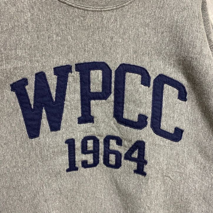 古着 used　MV SPORT PRO-WEAVE　WPCC 1964　長袖スウェット　トレーナー　グレー　Mサイズ