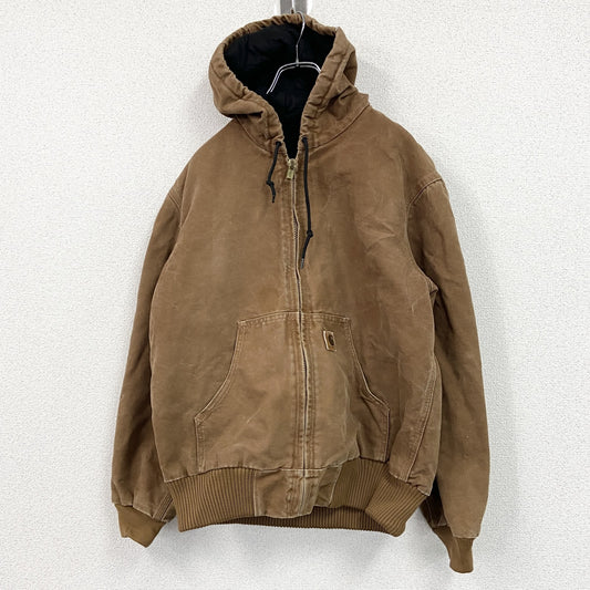 00s　Carhartt　カーハート　アクティブジャケット　ダックジャケット　ヴィンテージ　茶色　ブラウン　Sサイズ