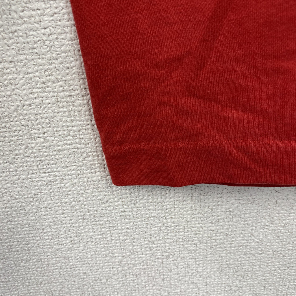 FRUIT OF THE LOOM　半袖プリントTシャツ　シングルステッチ　ヴィンテージ　赤　レッド　XXXLサイズ　古着