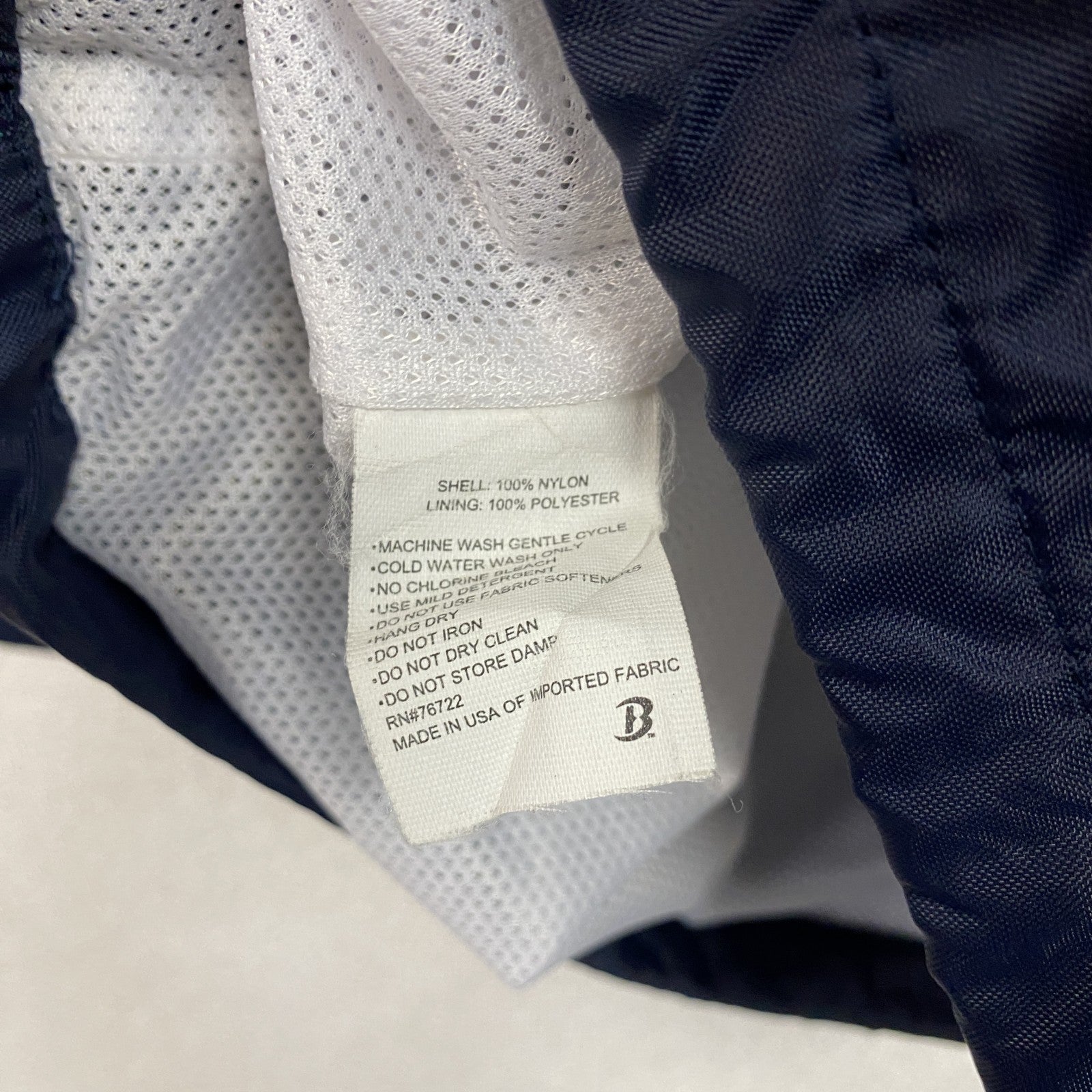 BOATHOUSE　アノラックパーカー　ハーフジップナイロンプルオーバージャケット　紺　ネイビー　古着