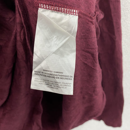 NIKE　ナイキ　ハーフジッププルオーバー　スウッシュ　ボルドー　2XLサイズ