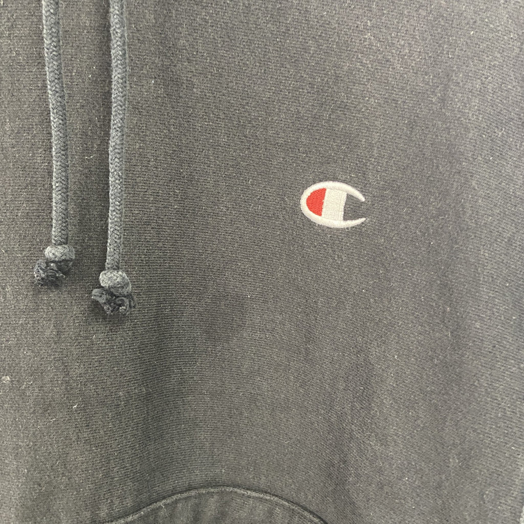Champion　チャンピオン　リバースウィーブ　スウェットパーカー/フーディー　黒　ブラック　Lサイズ　古着