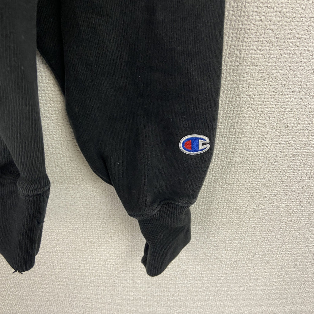 Champion　チャンピオン　リバースウィーブ　スウェットパーカー/フーディー　黒　ブラック　Lサイズ　古着