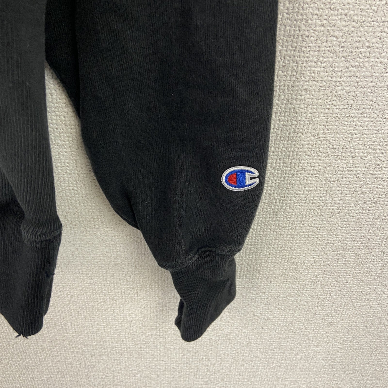 Champion　チャンピオン　リバースウィーブ　スウェットパーカー/フーディー　黒　ブラック　Lサイズ　古着