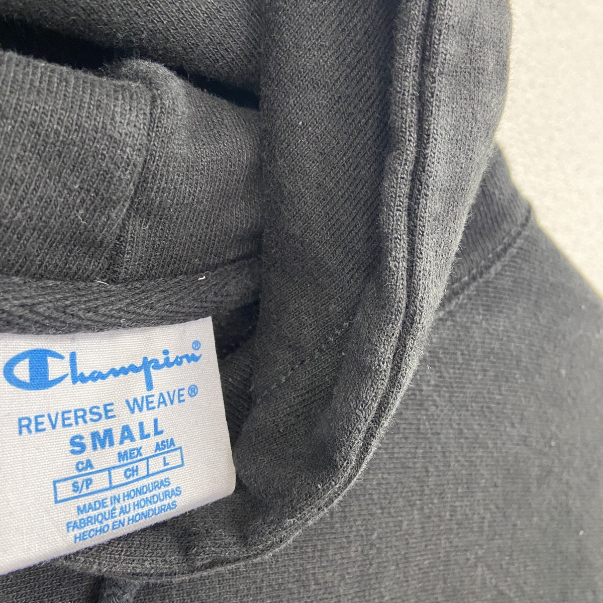 Champion　チャンピオン　リバースウィーブ　スウェットパーカー/フーディー　黒　ブラック　Lサイズ　古着