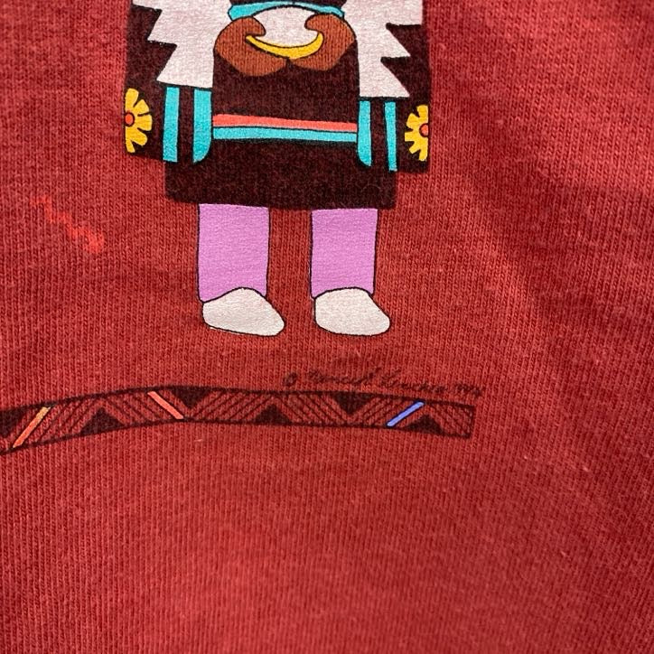 FRUIT OF THE LOOM　半袖プリントTシャツ　シングルステッチ　ヴィンテージ　赤　レッド　XLサイズ　古着