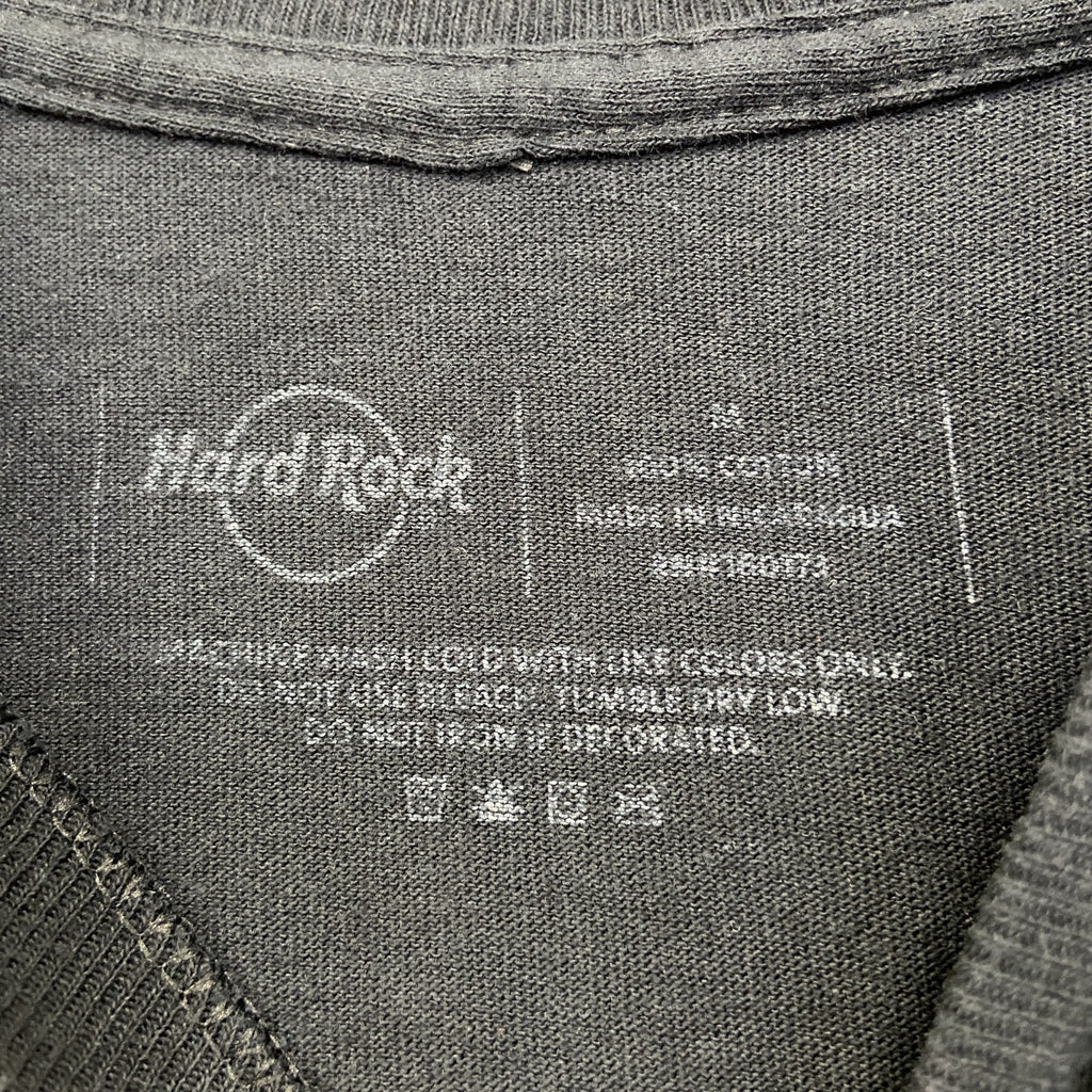 UNITY by Hard Rock　ハードロック　半袖プリントTシャツ　黒　ブラック　クルーネック　Mサイズ　古着