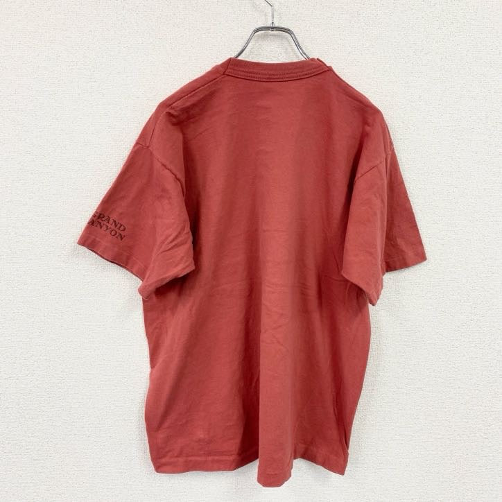 FRUIT OF THE LOOM　半袖プリントTシャツ　シングルステッチ　ヴィンテージ　赤　レッド　XLサイズ　古着