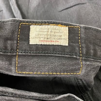 Levi’ｓ　リーバイス　511　デニムパンツ/ジーンズ　ジップフライ　黒　ブラック　W33サイズ