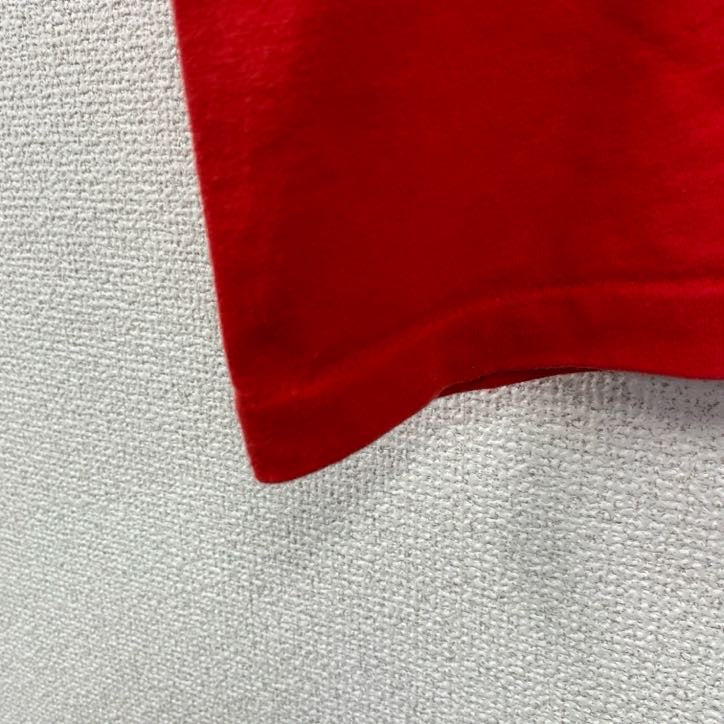 Hanes　ヘインズ　半袖プリントTシャツ　シングルステッチ　ヴィンテージ　赤　レッド　XLサイズ　古着