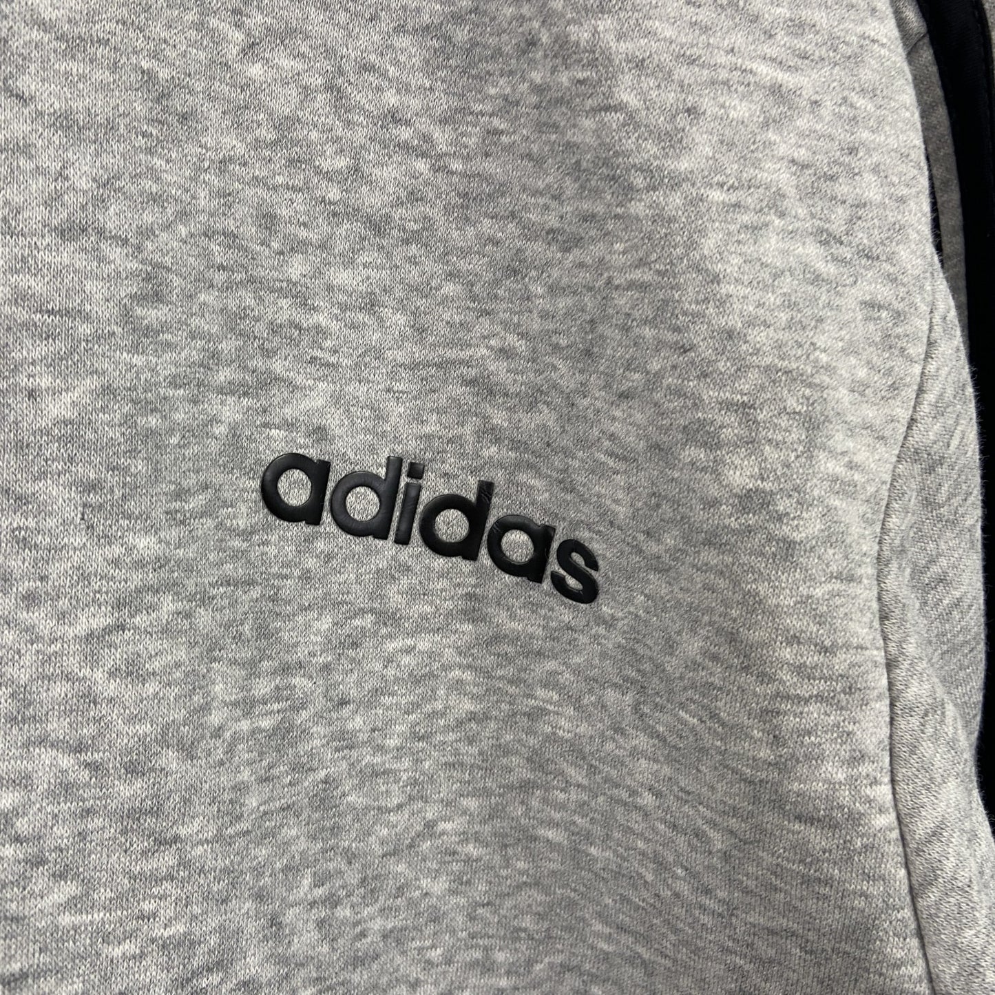 adidas　アディダス　フルジップスウェットパーカー/フーディー　灰色　グレー　Lサイズ