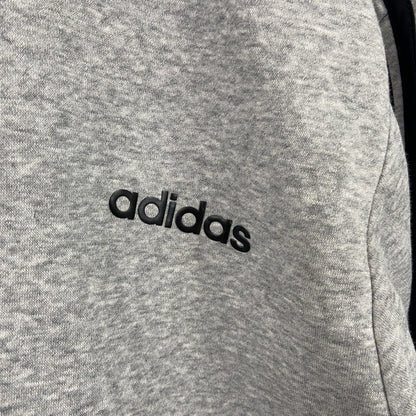 adidas　アディダス　フルジップスウェットパーカー/フーディー　灰色　グレー　Lサイズ
