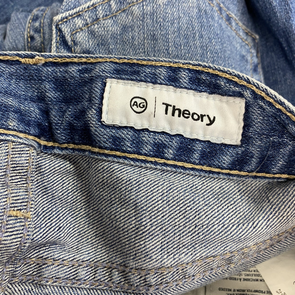 Theory　セオリー　デニムパンツ/ジーンズ　縦落ち　鬼ヒゲ　フェード　ジップフライ　インディゴ　23サイズ　古着