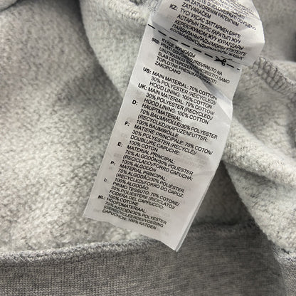 adidas　アディダス　フルジップスウェットパーカー/フーディー　灰色　グレー　Lサイズ