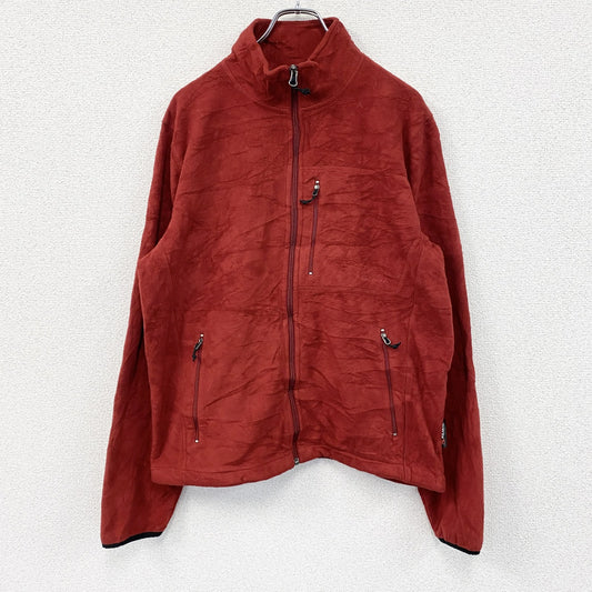Cabela’ｓ　カベラス　フルジップフリースジャケット/ボアジャケット　赤　レッド　Mサイズ