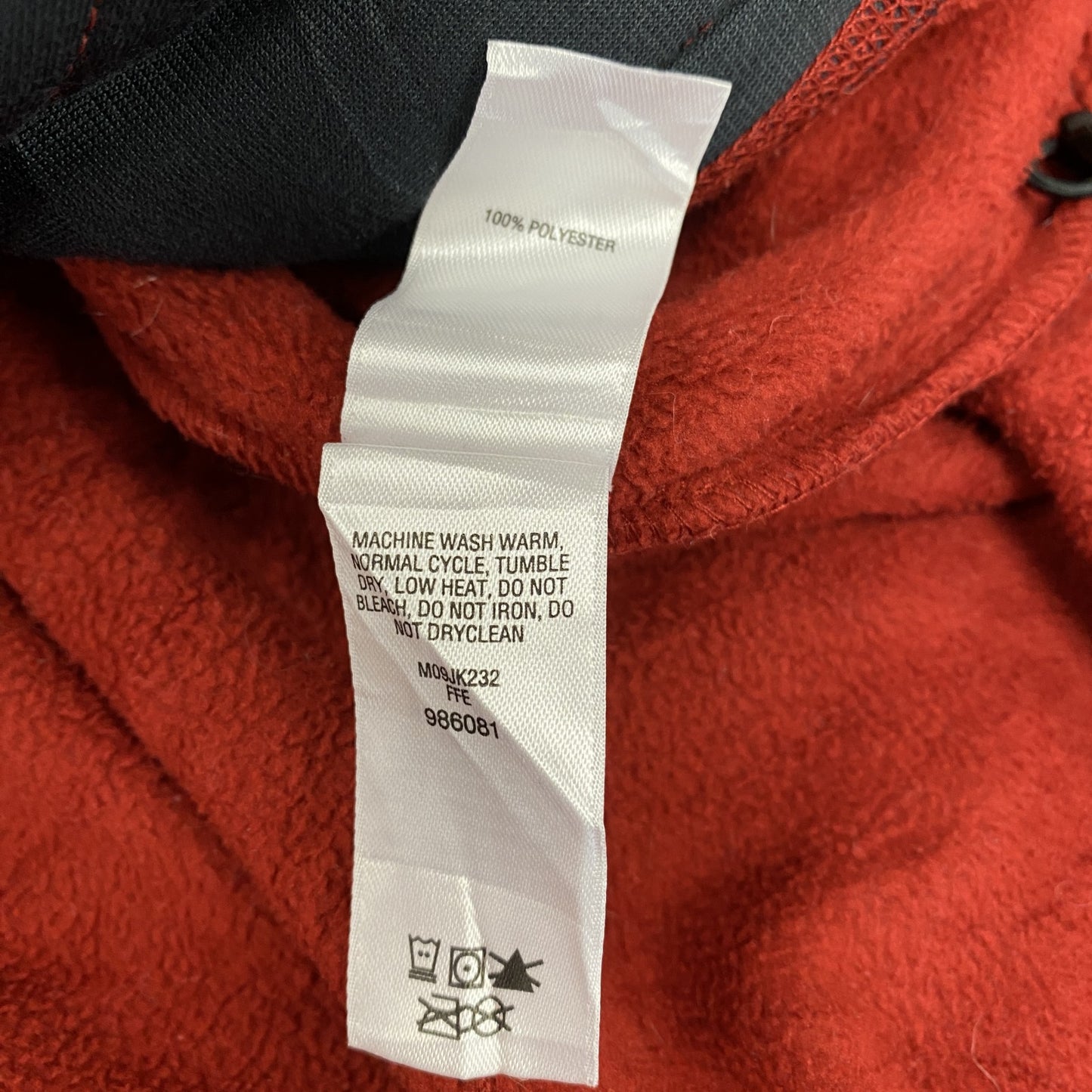 Cabela’ｓ　カベラス　フルジップフリースジャケット/ボアジャケット　赤　レッド　Mサイズ