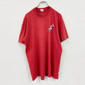 Stedman　ステッドマン　半袖プリントTシャツ　シングルステッチ　ヴィンテージ　赤　レッド　XLサイズ　古着