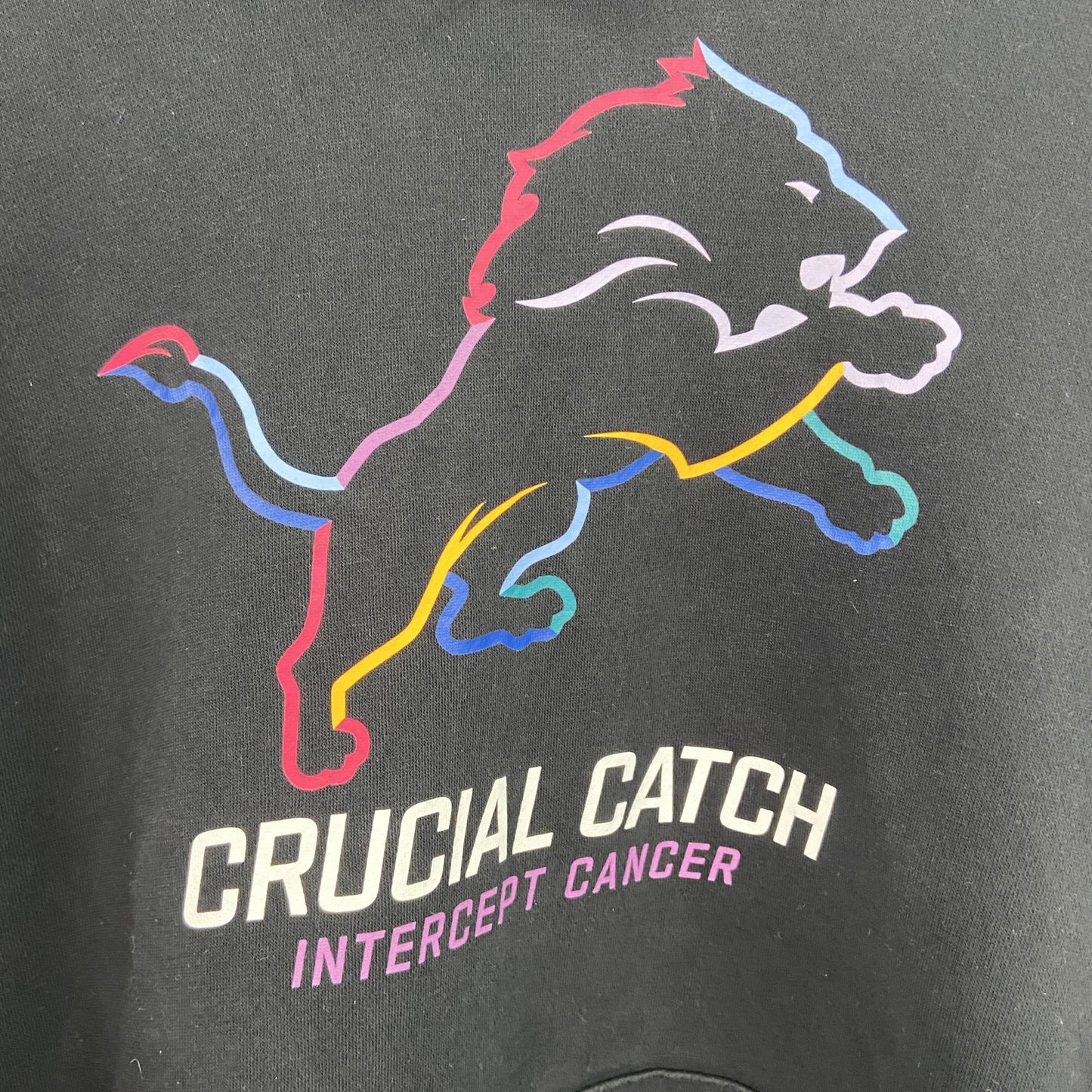 NIKE　ナイキ　NFL　Detroit Lions　ウェットパーカー/フーディー　スウッシュ　黒　ブラック　XLサイズ