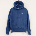 Champion　チャンピオン　リバースウィーブ　スウェットパーカー/フーディー　青　ブルー　Sサイズ　古着