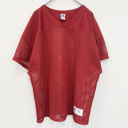 古着　used　RUSSELL ATHLETIC　ラッセルアスレティック　半袖Tシャツ　レトロデザイン　レッド　赤　XLサイズ