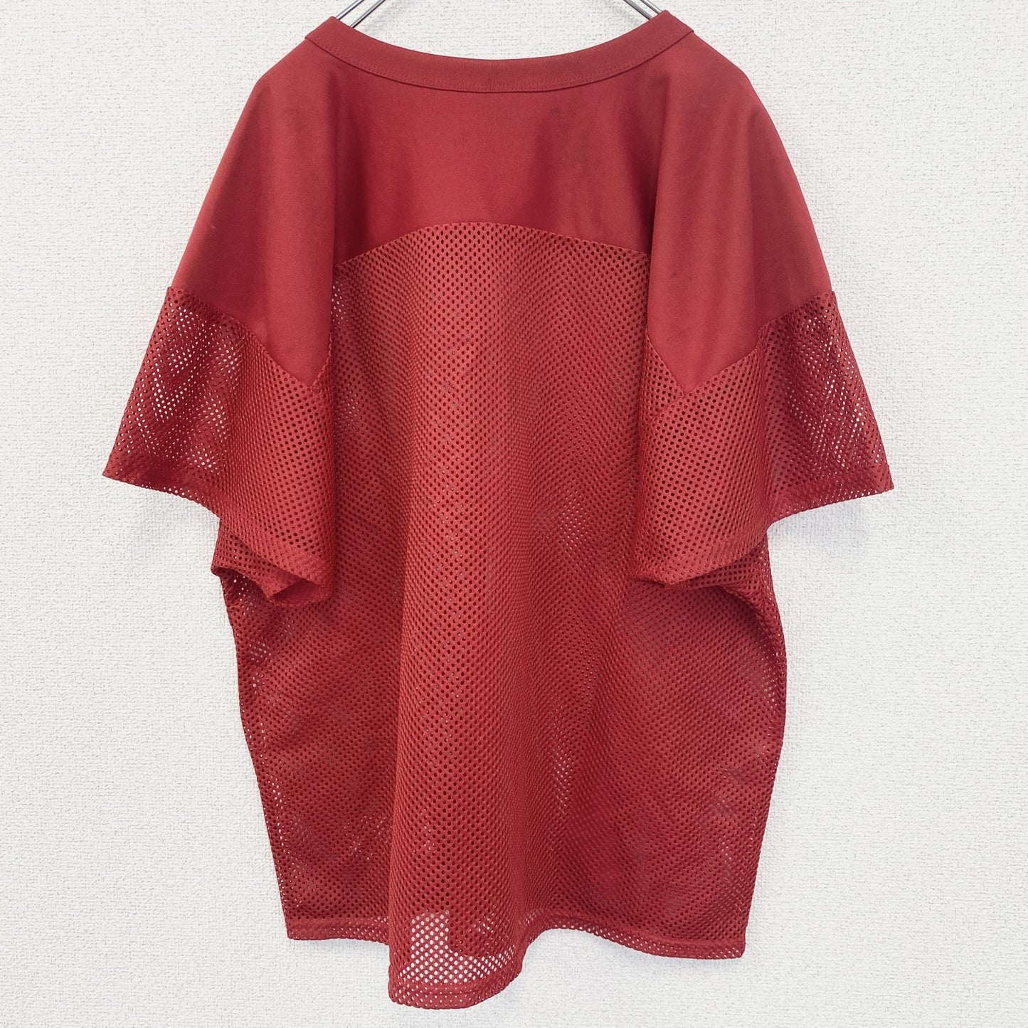 古着　used　RUSSELL ATHLETIC　ラッセルアスレティック　半袖Tシャツ　レトロデザイン　レッド　赤　XLサイズ