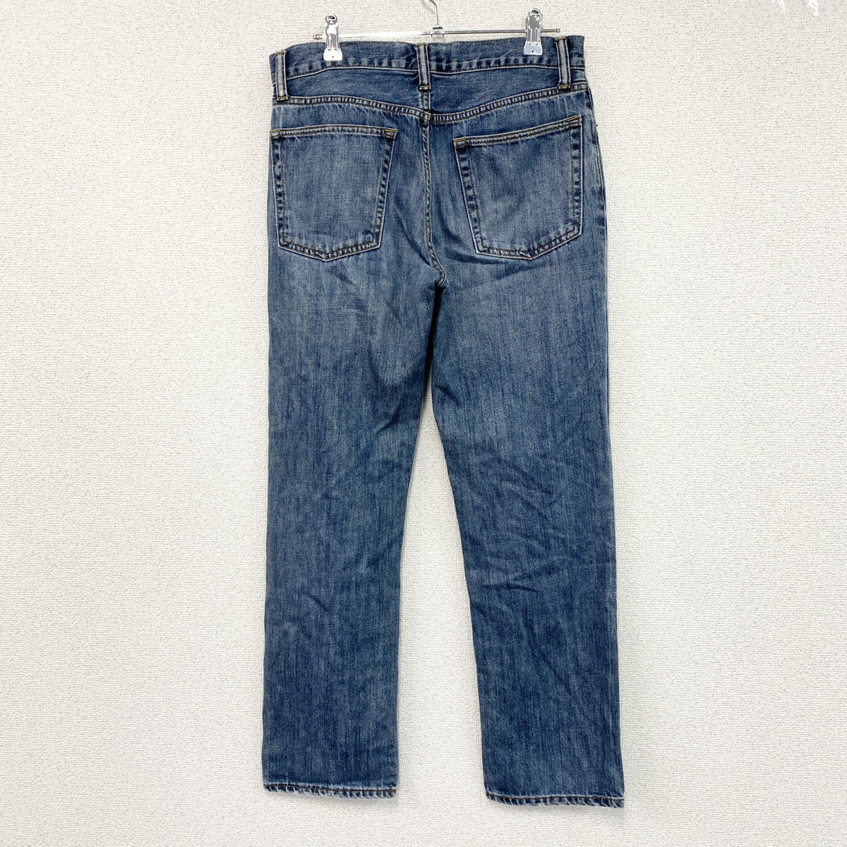 GAP　ギャップ　デニムパンツ/ジーンズ　ジップフライ　縦落ち　インディゴ　30サイズ　古着