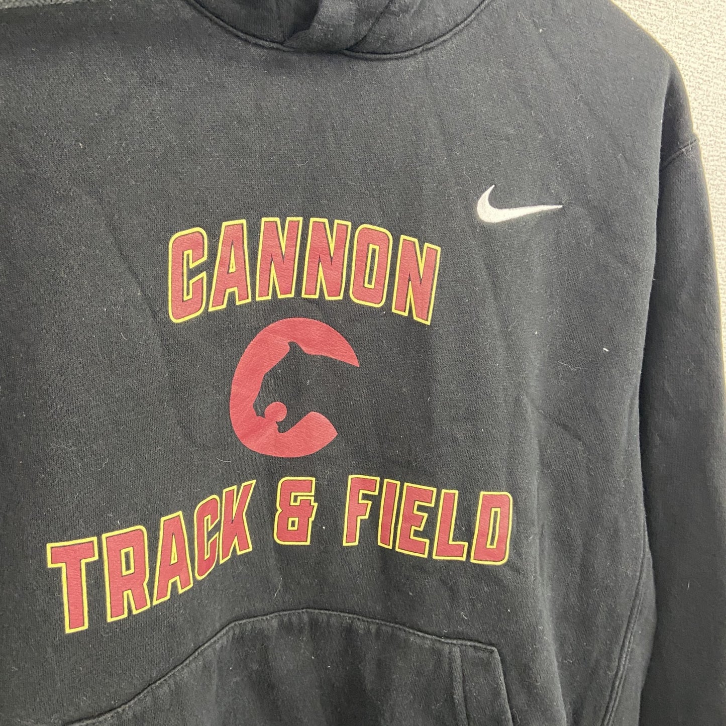 NIKE　ナイキ　スウェットパーカー/フーディー　リバースウィーブタイプ　スウッシュ　デカロゴ　黒　ブラック　Sサイズ