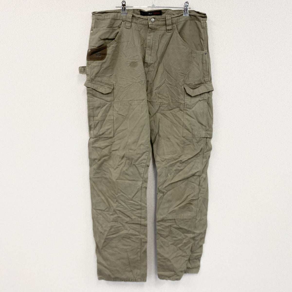 Wrangler　ラングラー　カーゴパンツ　ジップフライ　カーキ　W36サイズ　古着