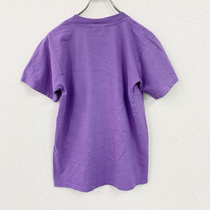 ONEITA　オニータ　半袖プリントTシャツ　シングルステッチ　ヴィンテージ　紫　パープル　Mサイズ　古着